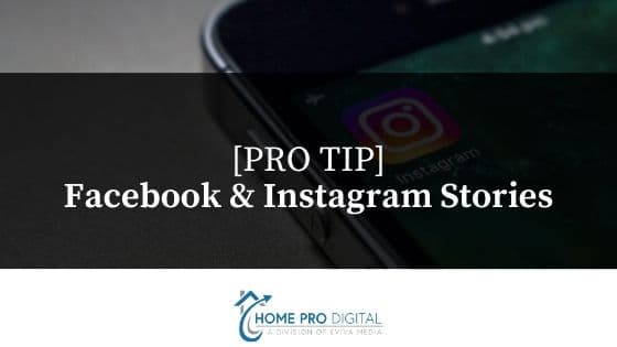 [Pro Tip] Save Time With Instagram & Facebook Stories