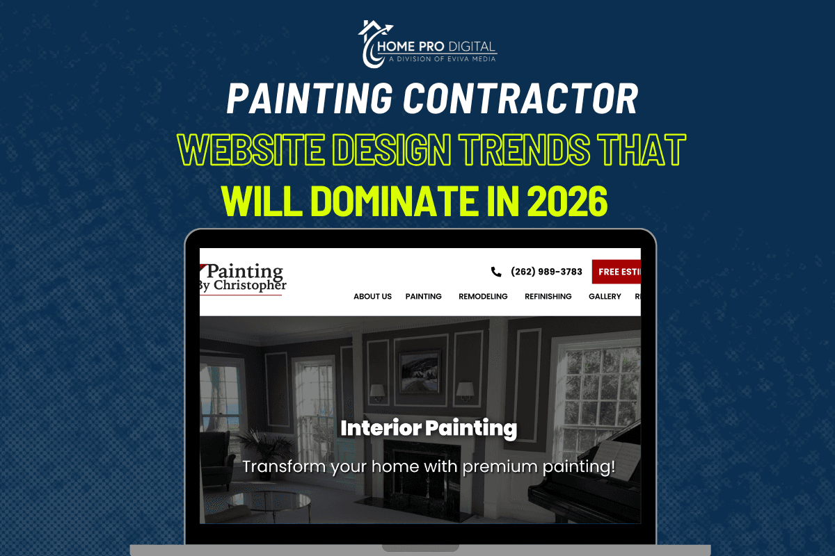 Painting Contractor Website Design Trends That Will Dominate in 2026